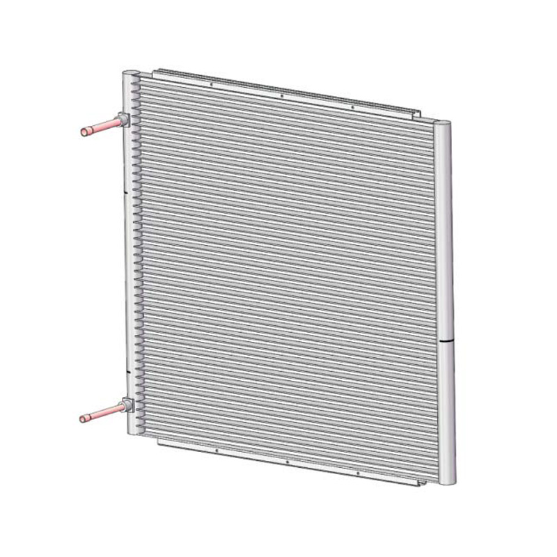 SC-1200 460*431.3mm Microchannel Tube Condenser Coil Heat Exchanger For Cooler