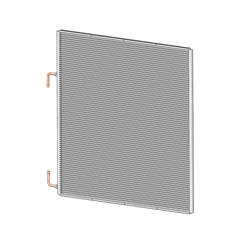 SC-1400 780*769.7mm Microchannel Tube Heat Exchanger Condenser Coil For Freezer